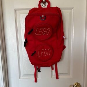 Lego Red Backpack Vibrant Design Full-Size